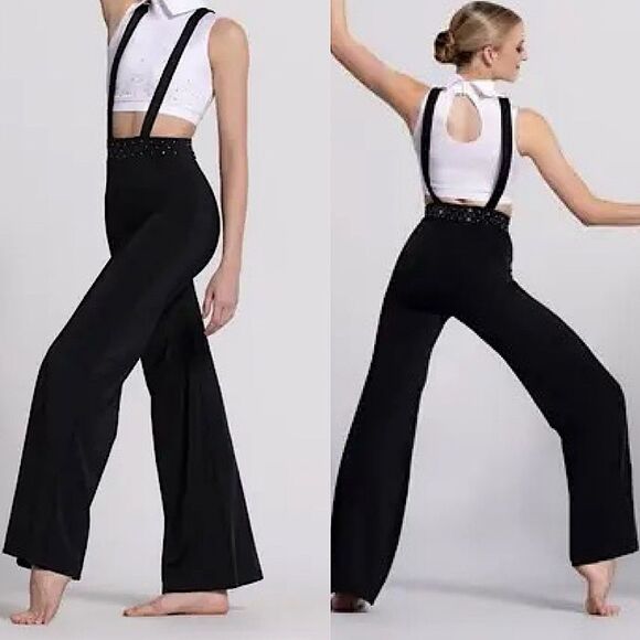 WEISSMAN Dance Costume menswear inspired black white Bye Bye Blackbird 14089 SA - Picture 1 of 15